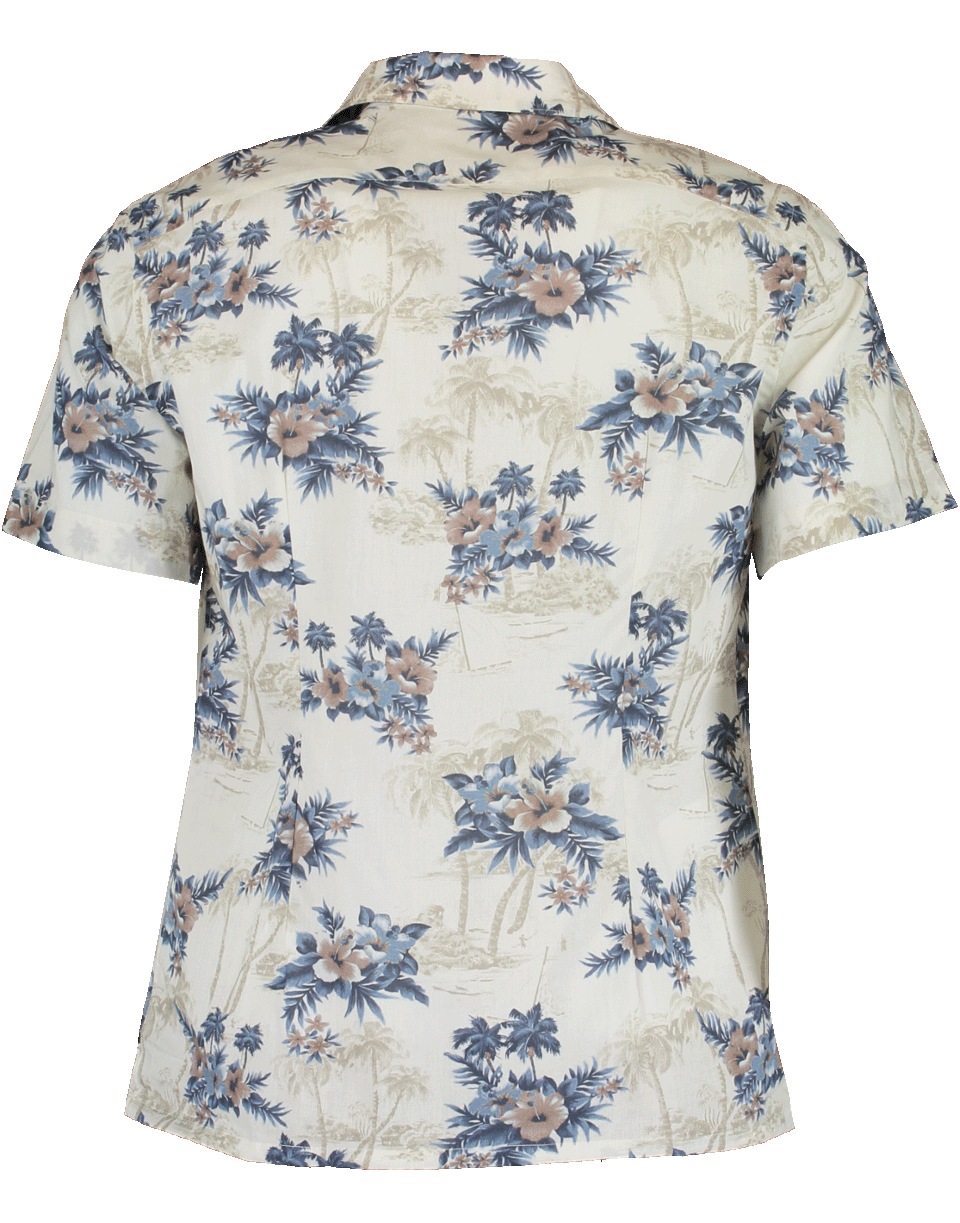 ELEVENTY-Floral Bowling Shirt-
