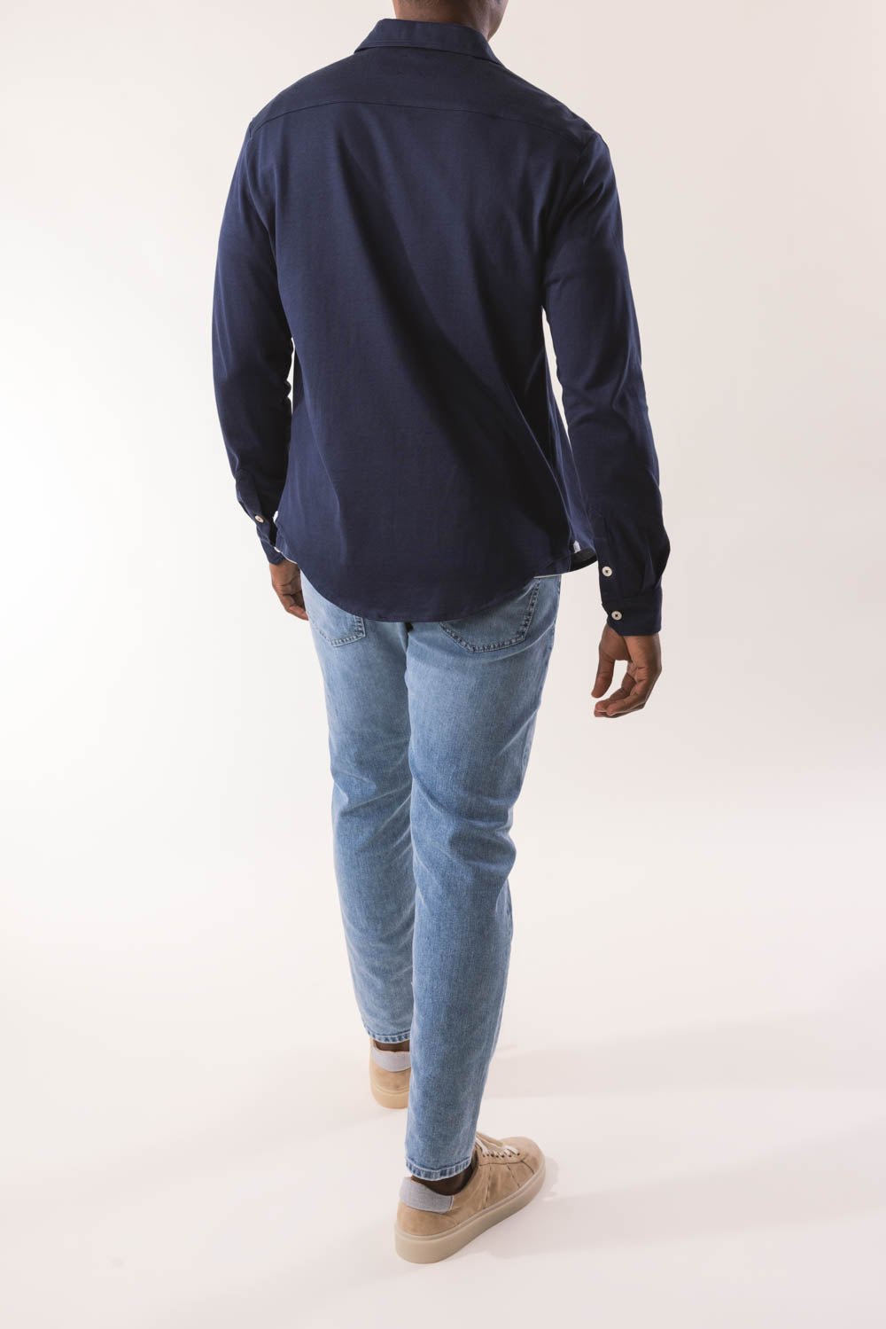ELEVENTY-Long Sleeve Shirt - Blue-