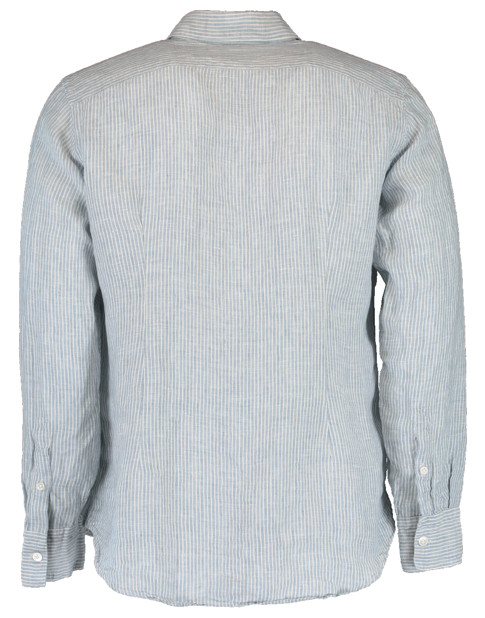 ELEVENTY-Striped Stretch Cotton Pique Shirt-