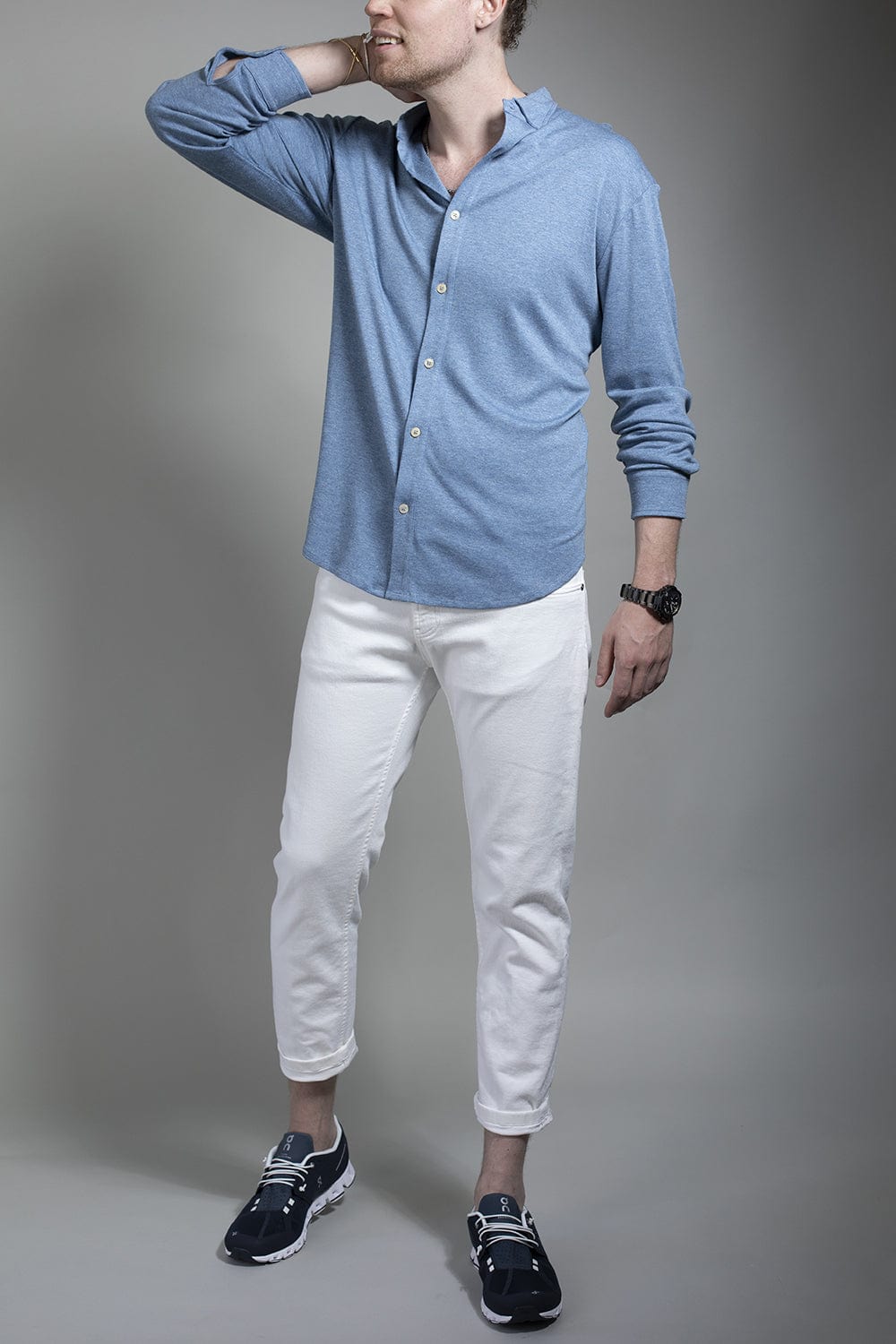 ELEVENTY-Dandy Shirt - Denim-