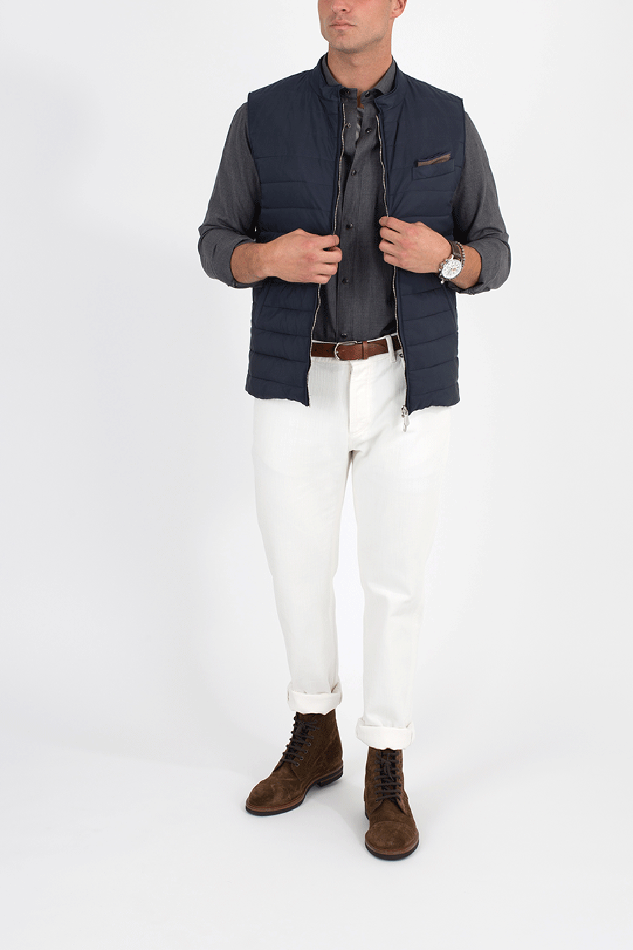 ELEVENTY-Texas Snap Shirt-