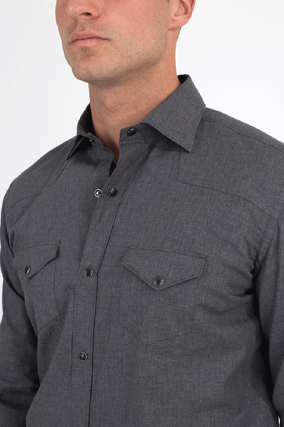 ELEVENTY-Texas Snap Shirt-