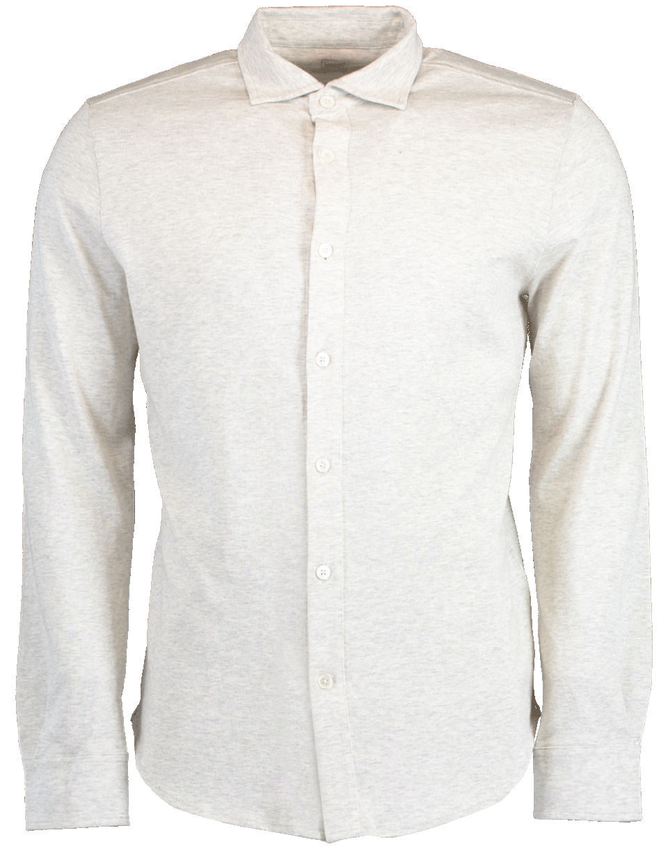 ELEVENTY-Button Down Jersey Shirt-