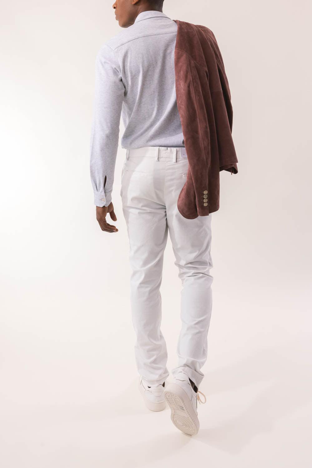 ELEVENTY-Long Sleeve Shirt - Light Gray-