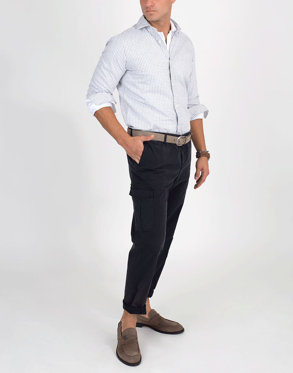 ELEVENTY-Checked Dandy Shirt-