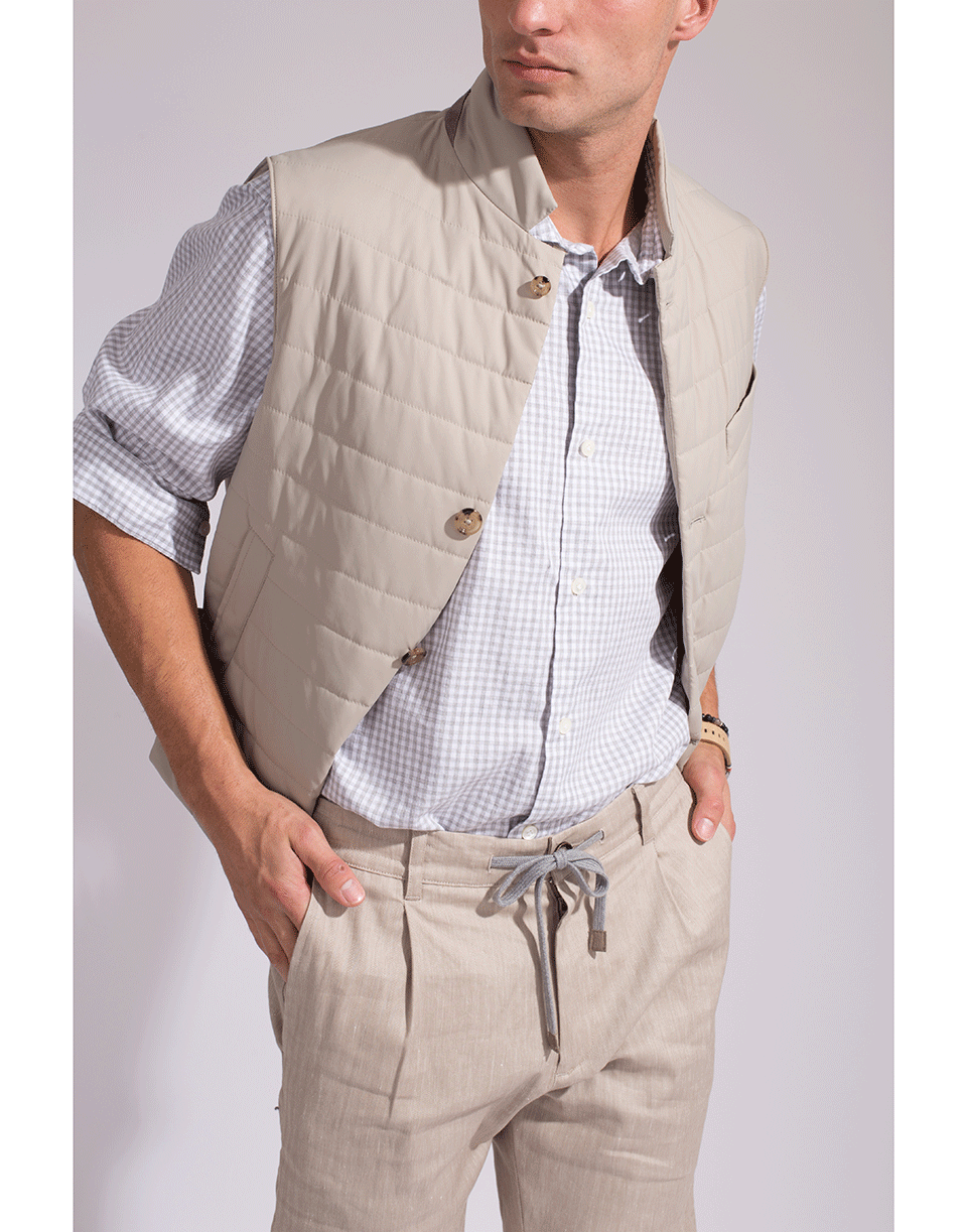 ELEVENTY-Checked Dandy Shirt-