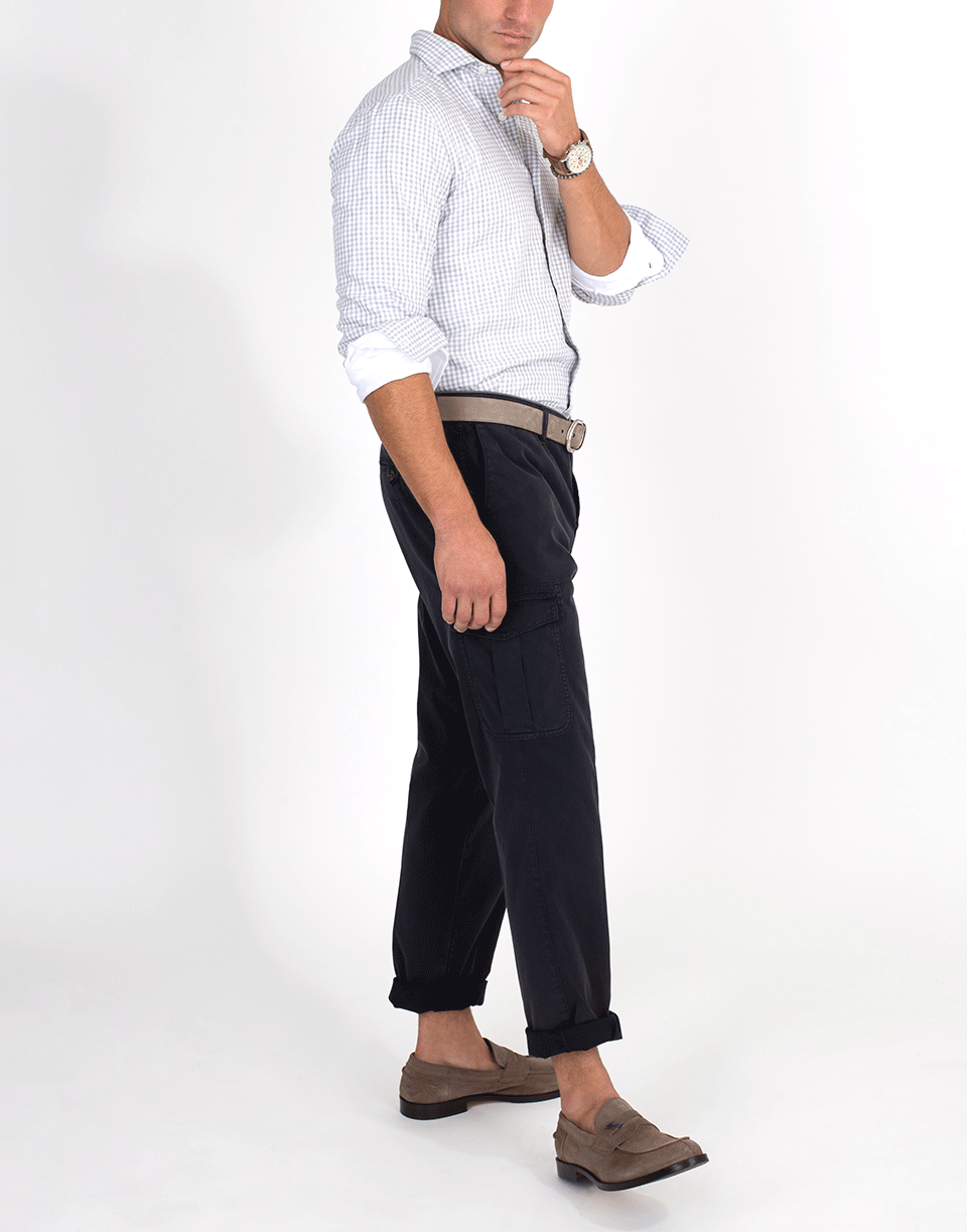 ELEVENTY-Checked Dandy Shirt-