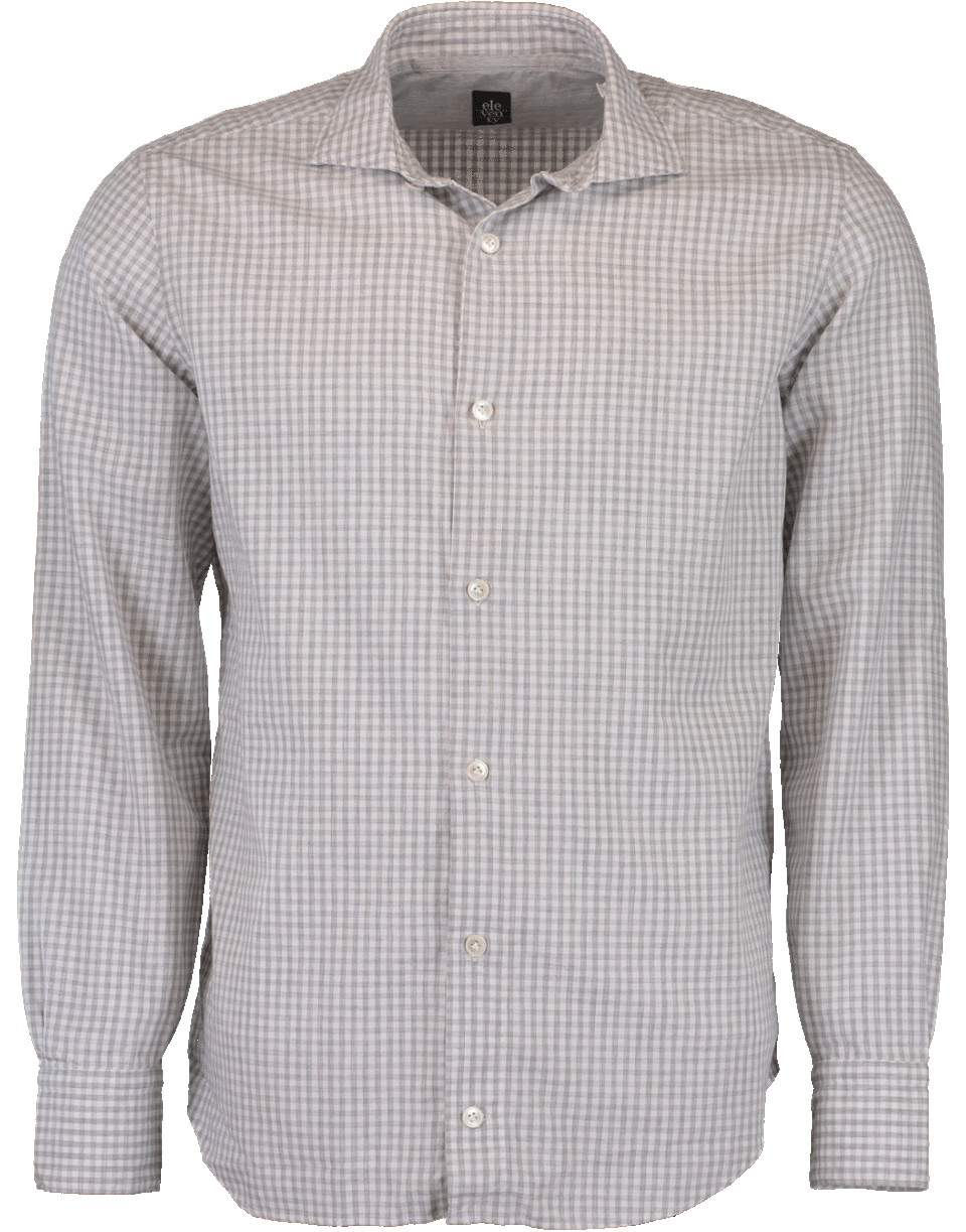 ELEVENTY-Checked Dandy Shirt-
