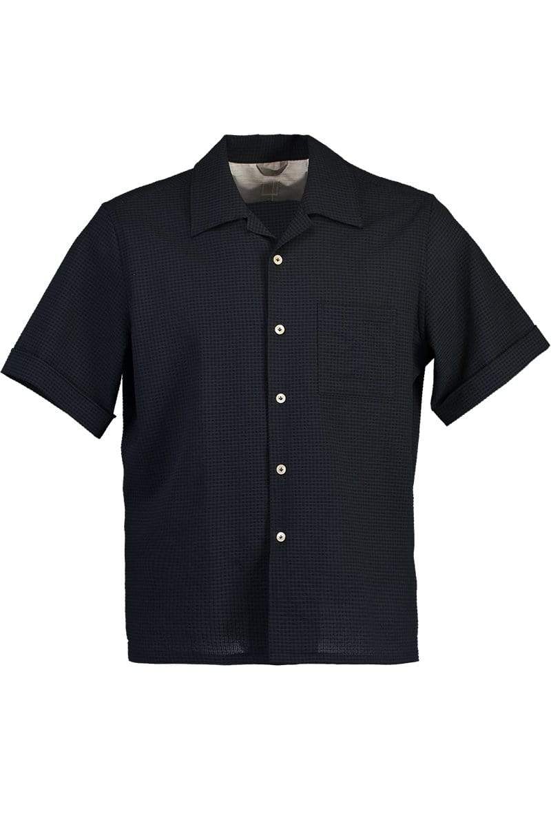 ELEVENTY-Button Up Shirt - Navy-