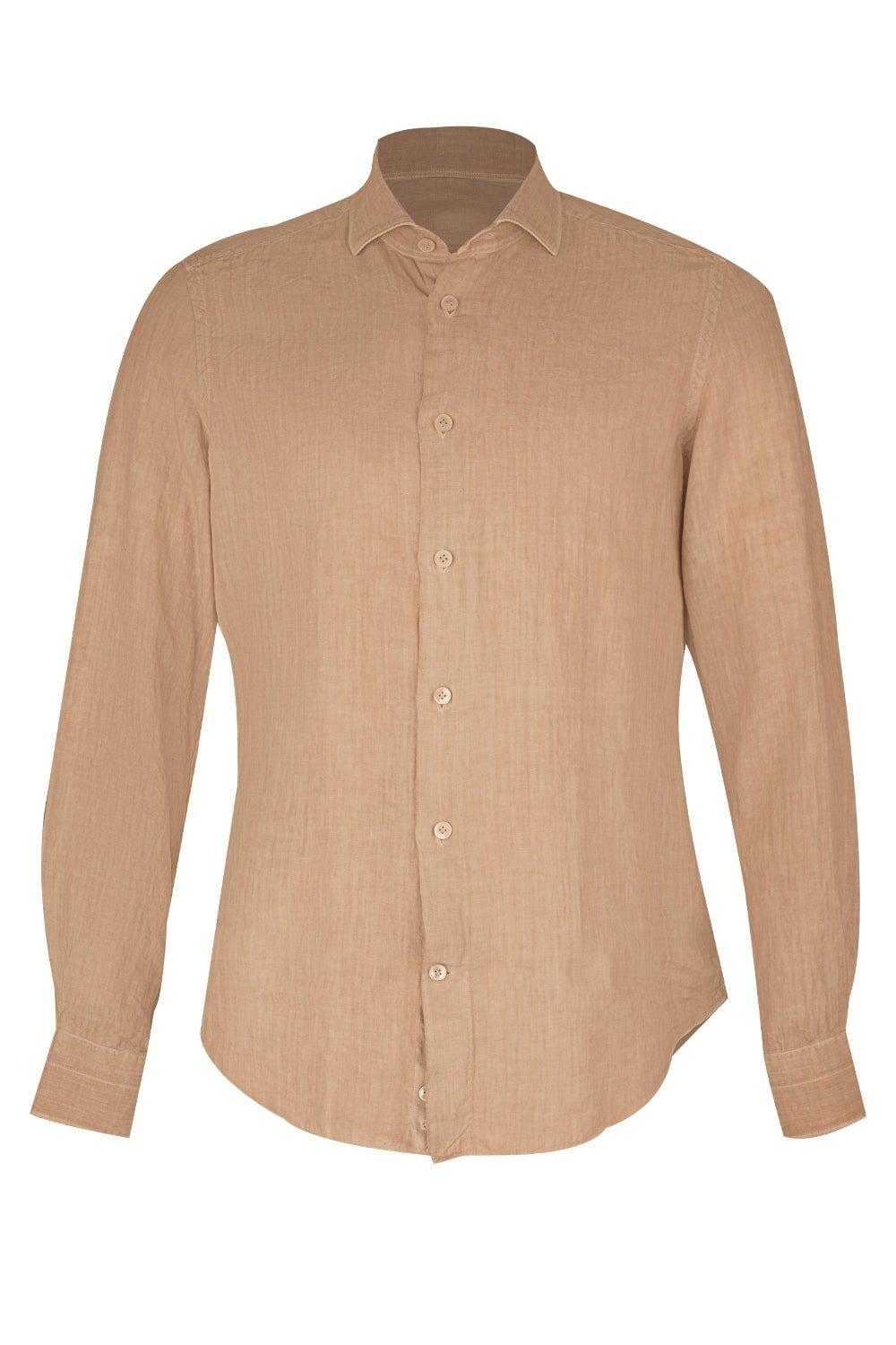 ELEVENTY-Dandy Shirt - Sabbia-