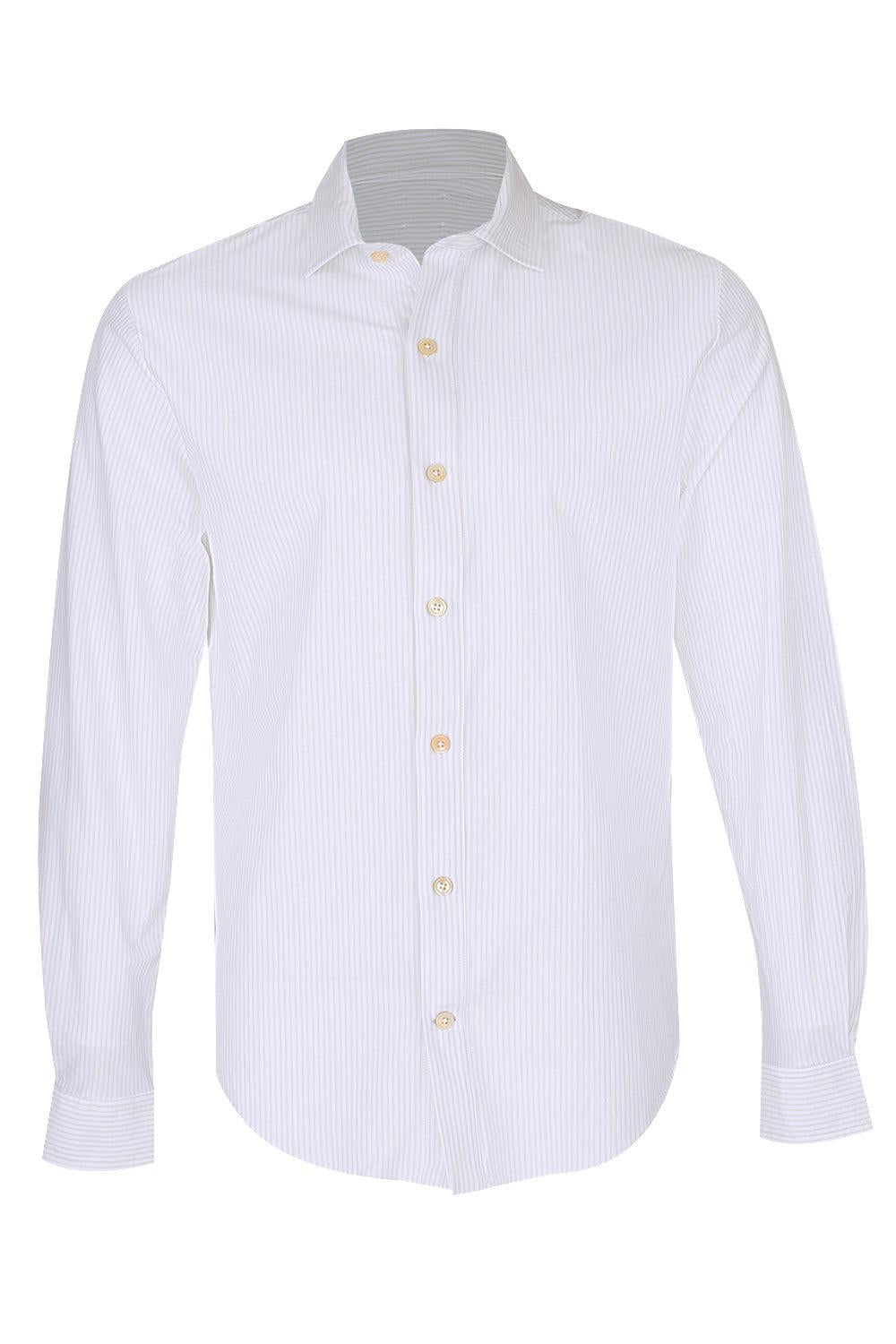 Long Sleeve Striped Shirt - Sand