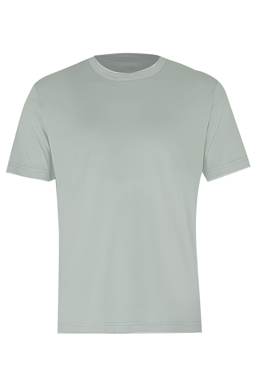 ELEVENTY-Giza Tee - Sage Gray-