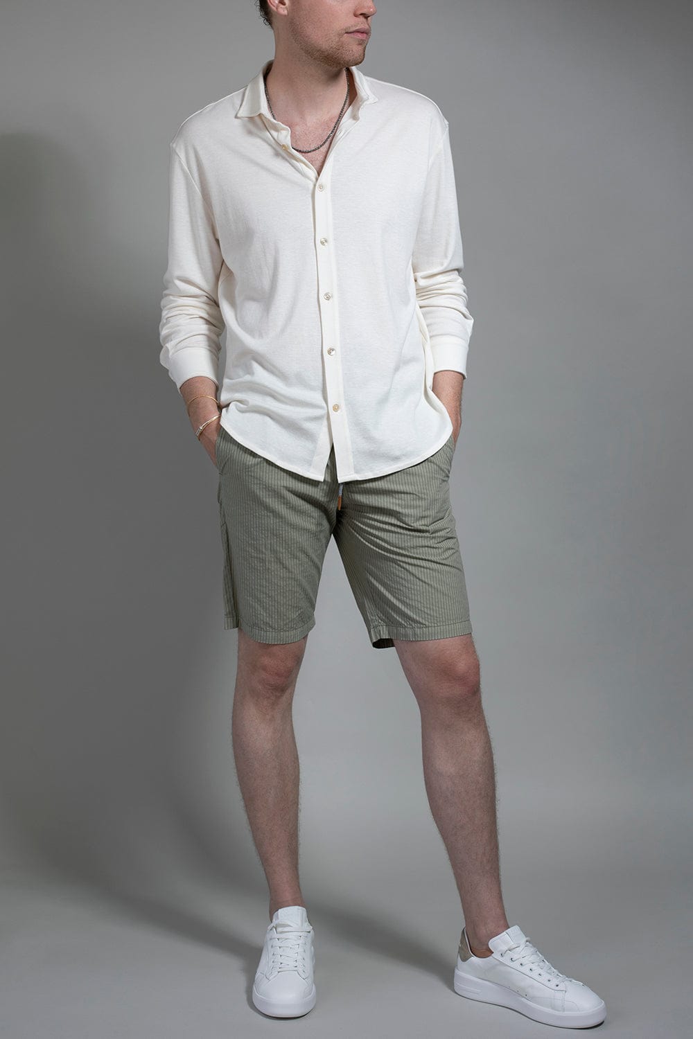ELEVENTY-Dandy Shirt - Bianco-