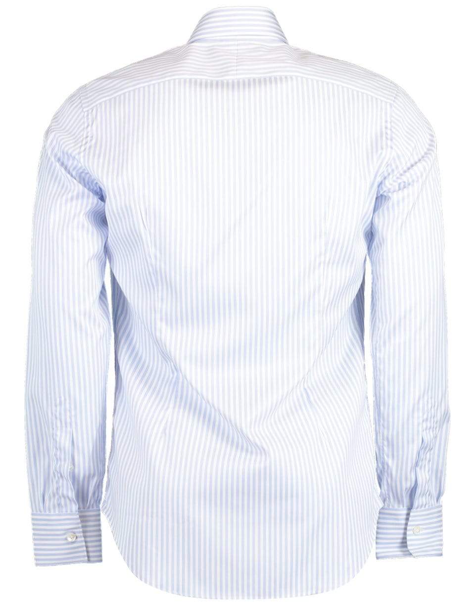 ELEVENTY-Denim Wide Stripe Shirt-