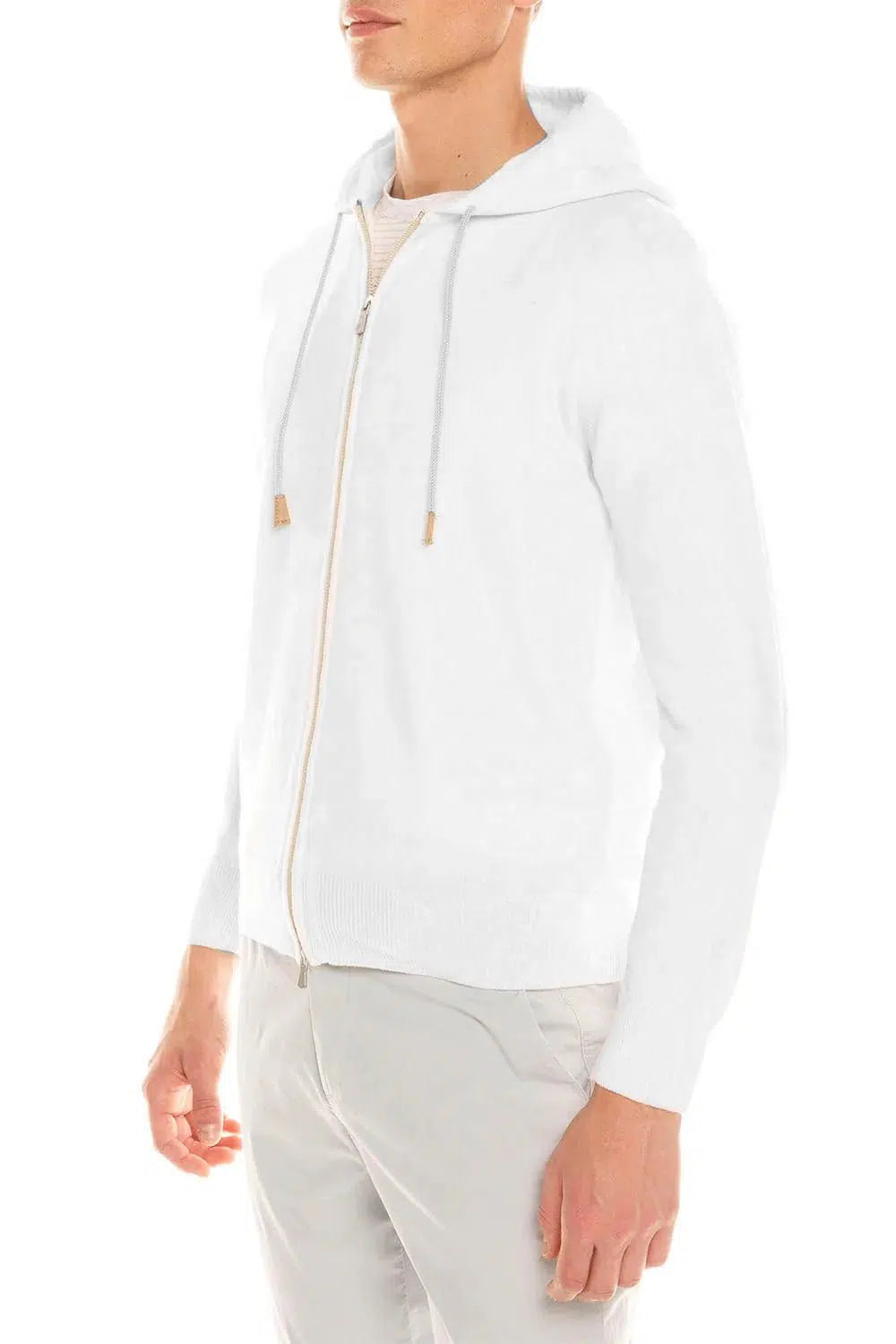 ELEVENTY-Cashmere Sweater - Bianco-