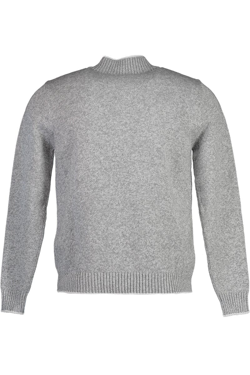 ELEVENTY-Knitted Jacket - Grey White-