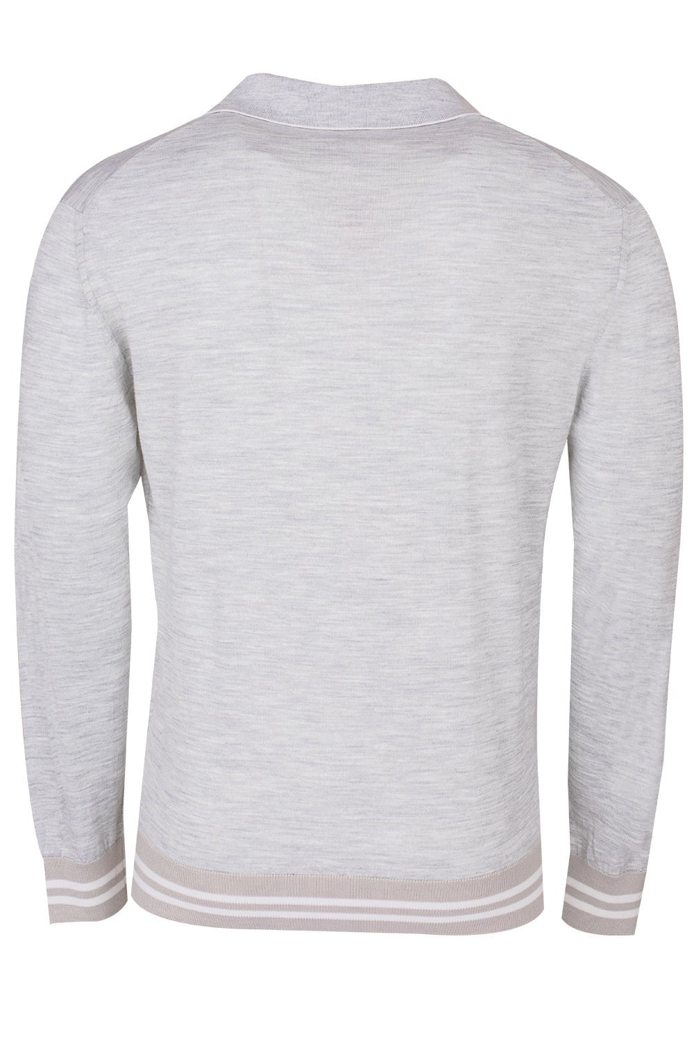 ELEVENTY-Half Zip Polo - Grigio-