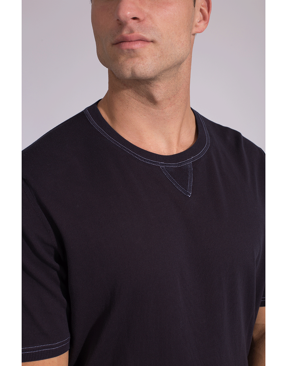 ELEVENTY-Ice Cotton Sweatshirt Tee-