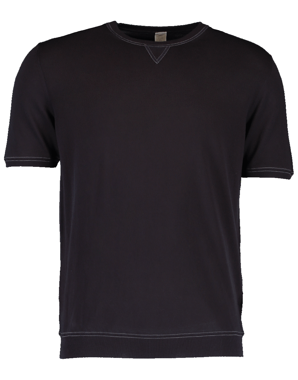 ELEVENTY-Ice Cotton Sweatshirt Tee-