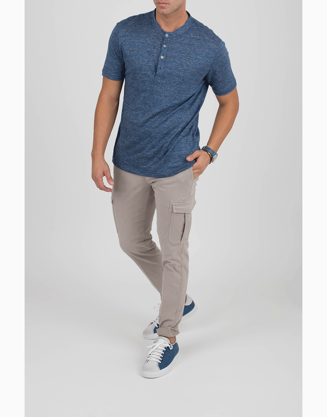 ELEVENTY-Henley Tee-