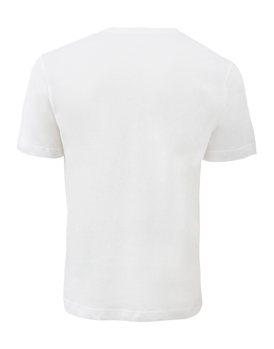 ELEVENTY-White Crew Tee-