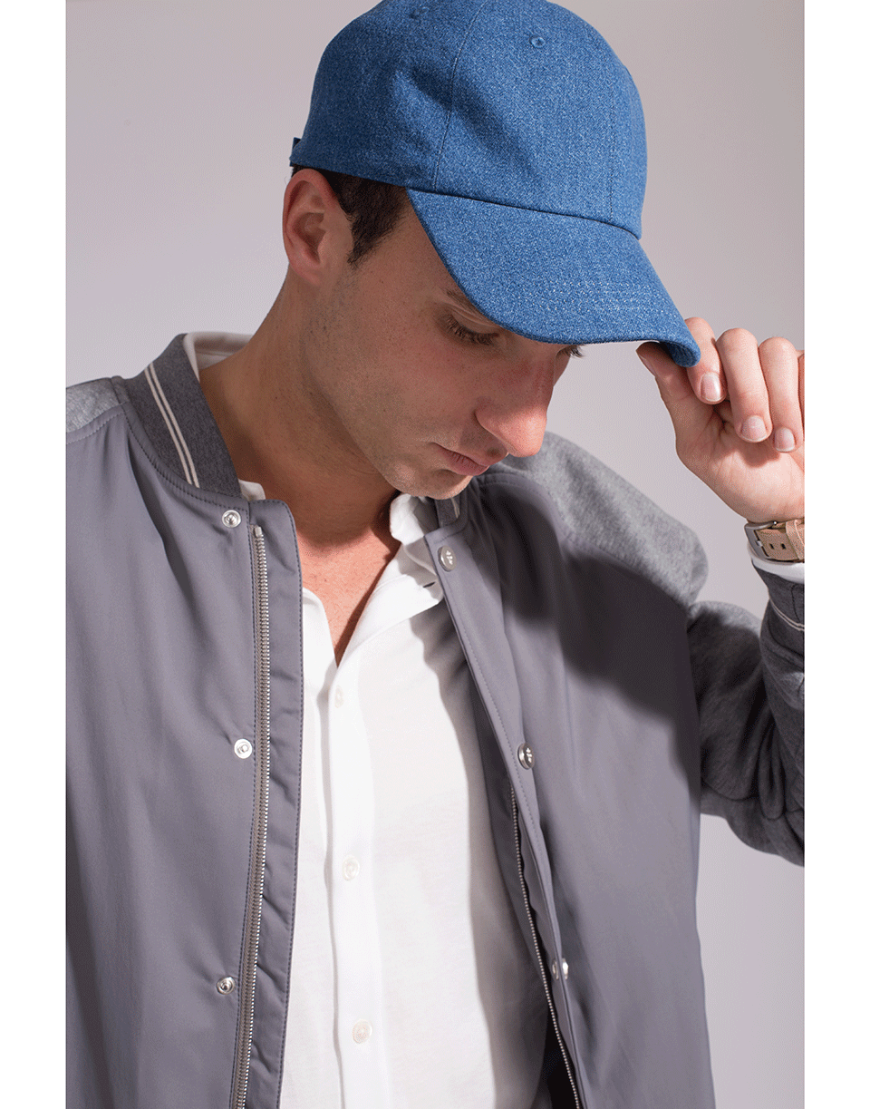 ELEVENTY-Denim Baseball Cap-