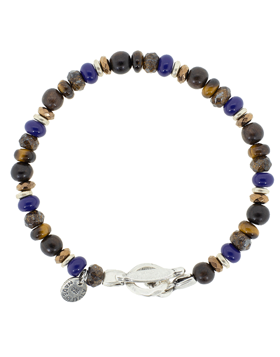 ELEVENTY-Mixed Stone Bracelet-NAVY