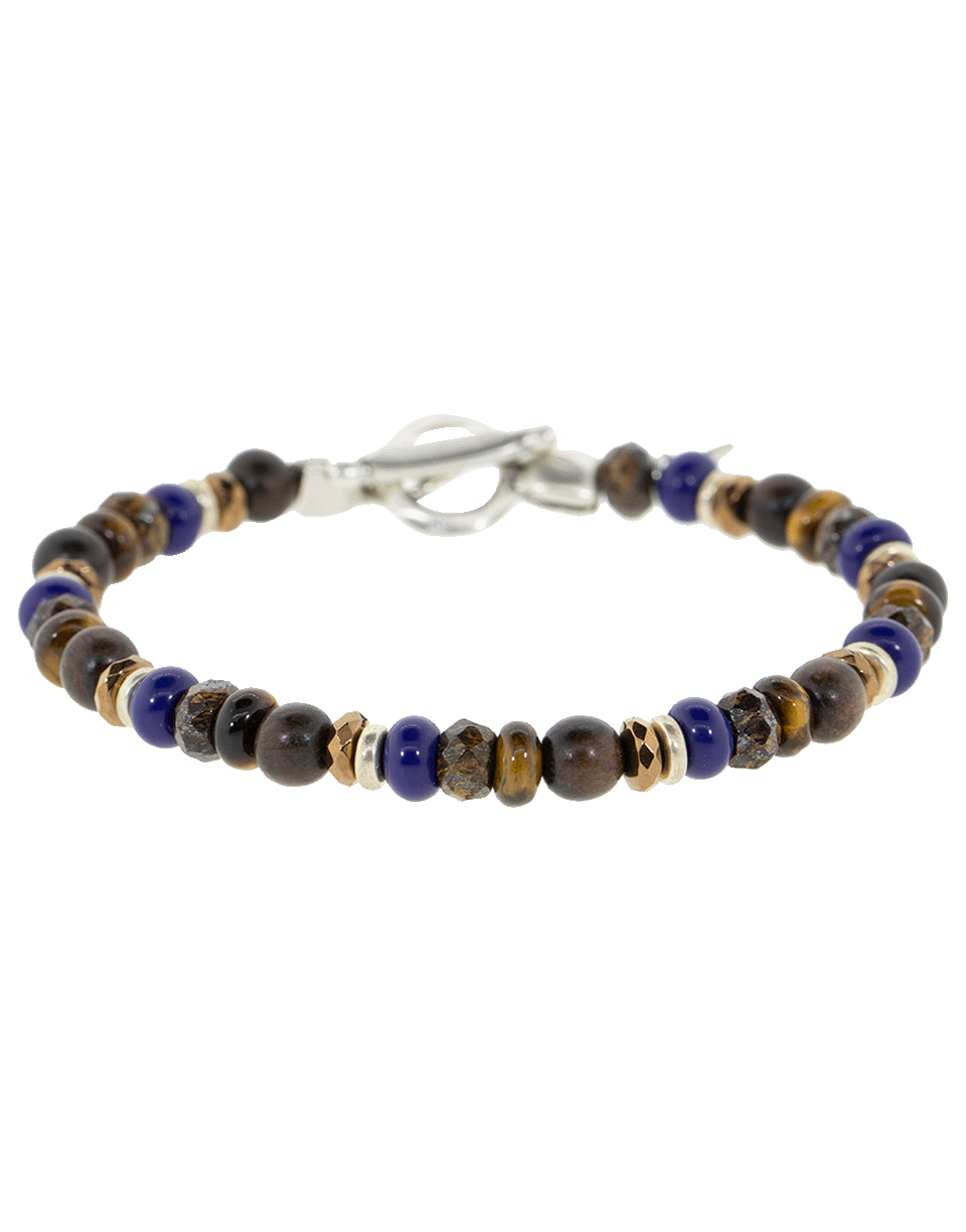 ELEVENTY-Mixed Stone Bracelet-NAVY