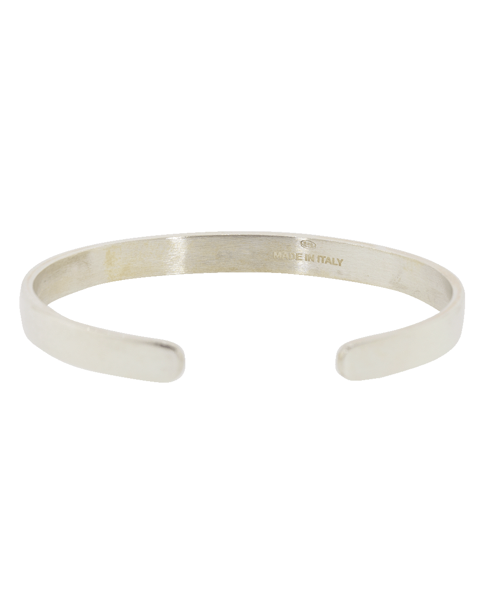 ELEVENTY-Inlay Sterling Cuff-RED