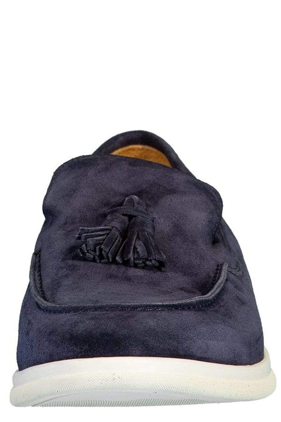 ELEVENTY-Moccasin Boat Shoe with Tassels - Blu-