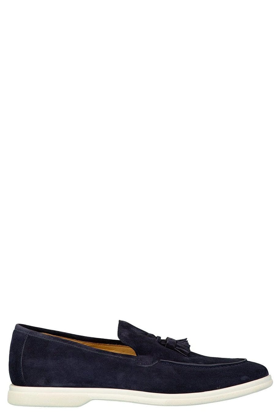 ELEVENTY-Moccasin Boat Shoe with Tassels - Blu-