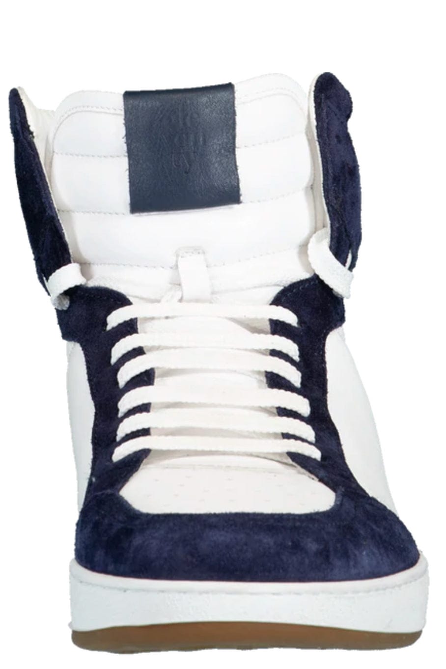 ELEVENTY-Men's Mix Media High Top Sneakers-