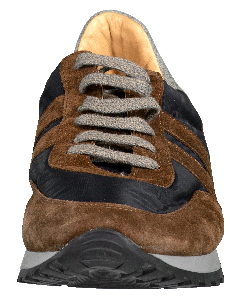 ELEVENTY-Suede and Nylon Sneakers-