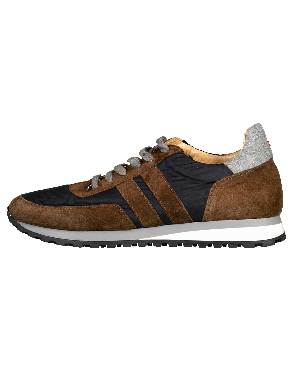 ELEVENTY-Suede and Nylon Sneakers-