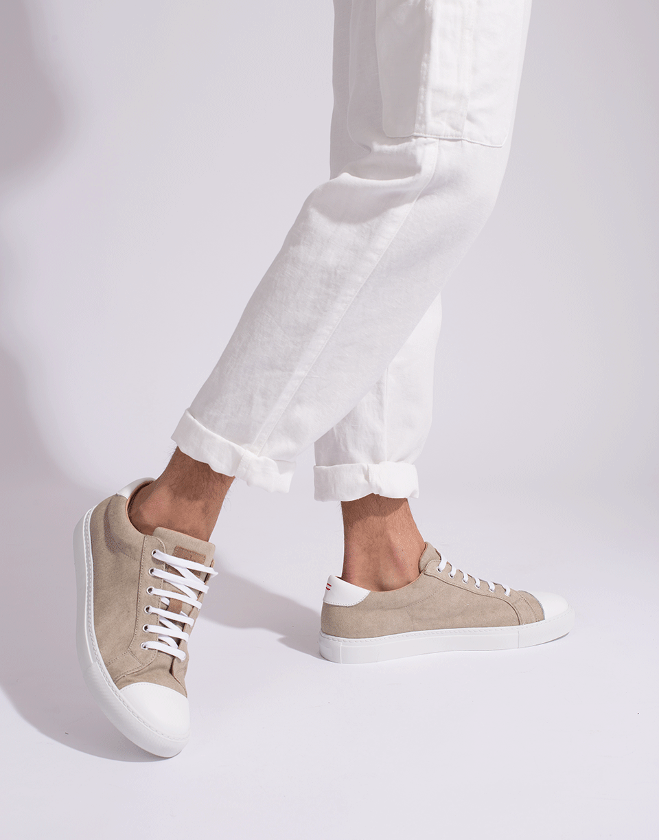 ELEVENTY-Men's Canvas Cap-Toe Sneaker-