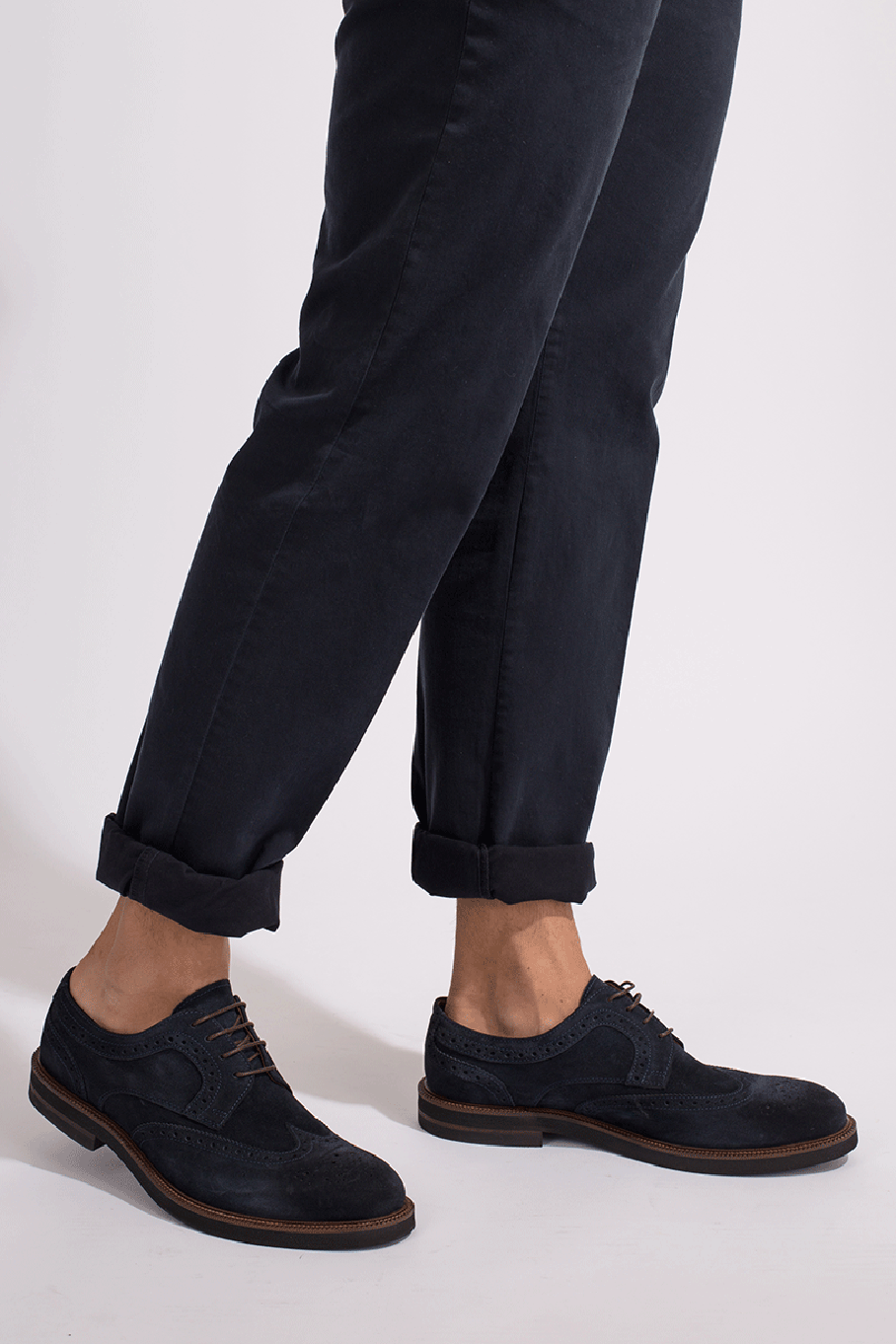 ELEVENTY-Men's Suede Lace Up Shoe-