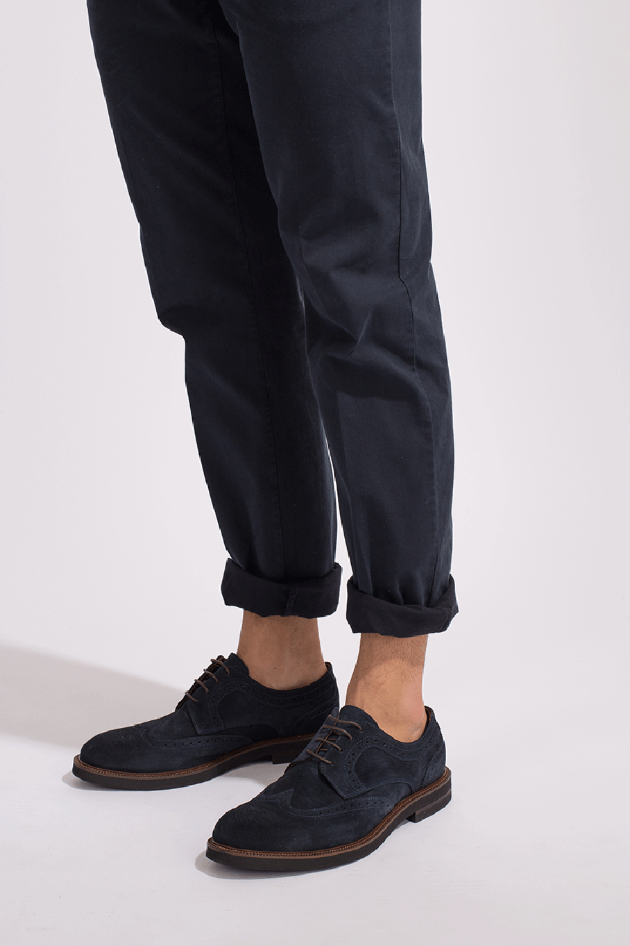 ELEVENTY-Men's Suede Lace Up Shoe-