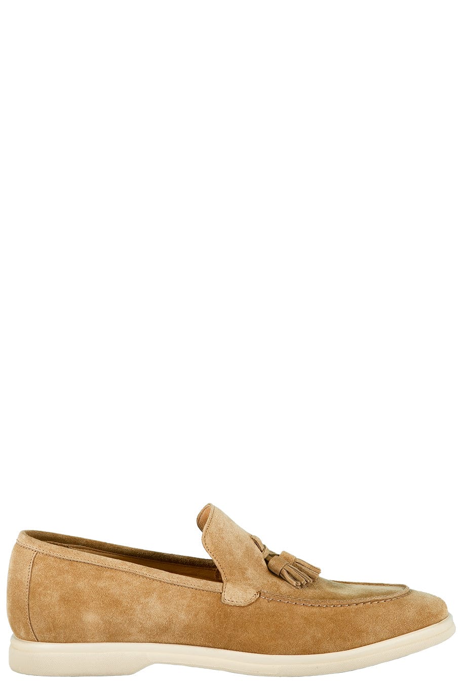 ELEVENTY-Suede Tassel Loafer-SABBIA