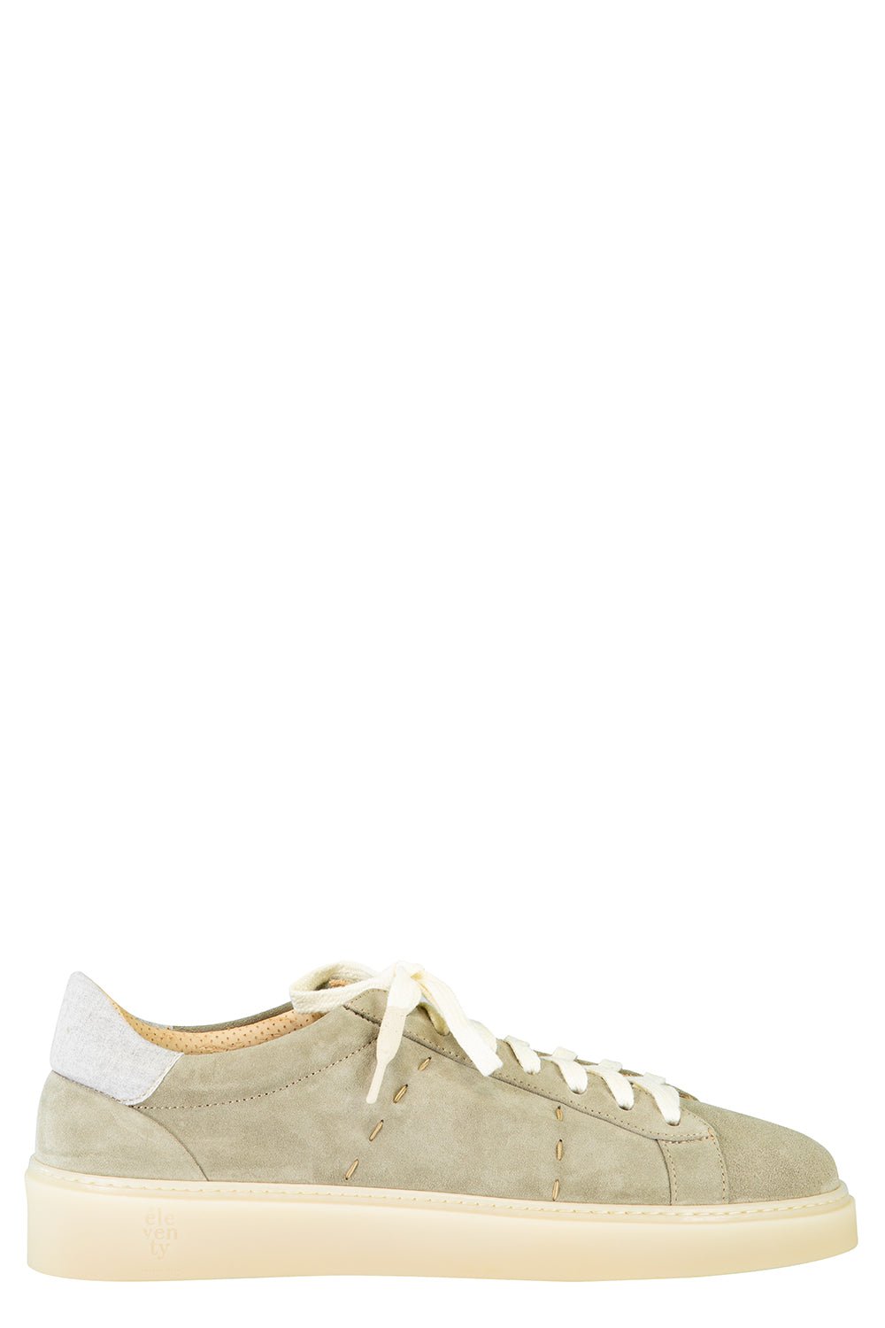 ELEVENTY-Suede Sneaker - Miltitary-
