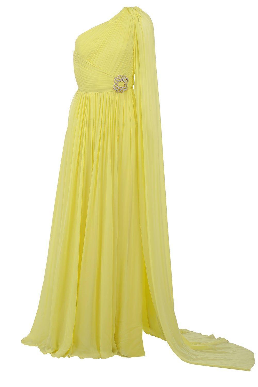 ELIE SAAB-One Shoulder Gown-DAIQUIRI