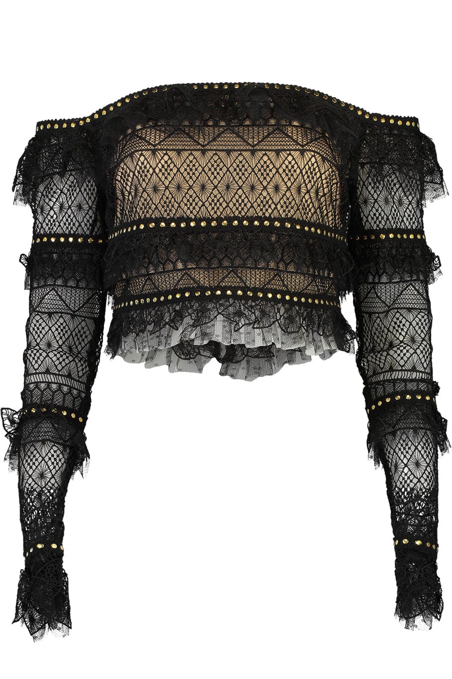 ELIE SAAB-Macrame Top-