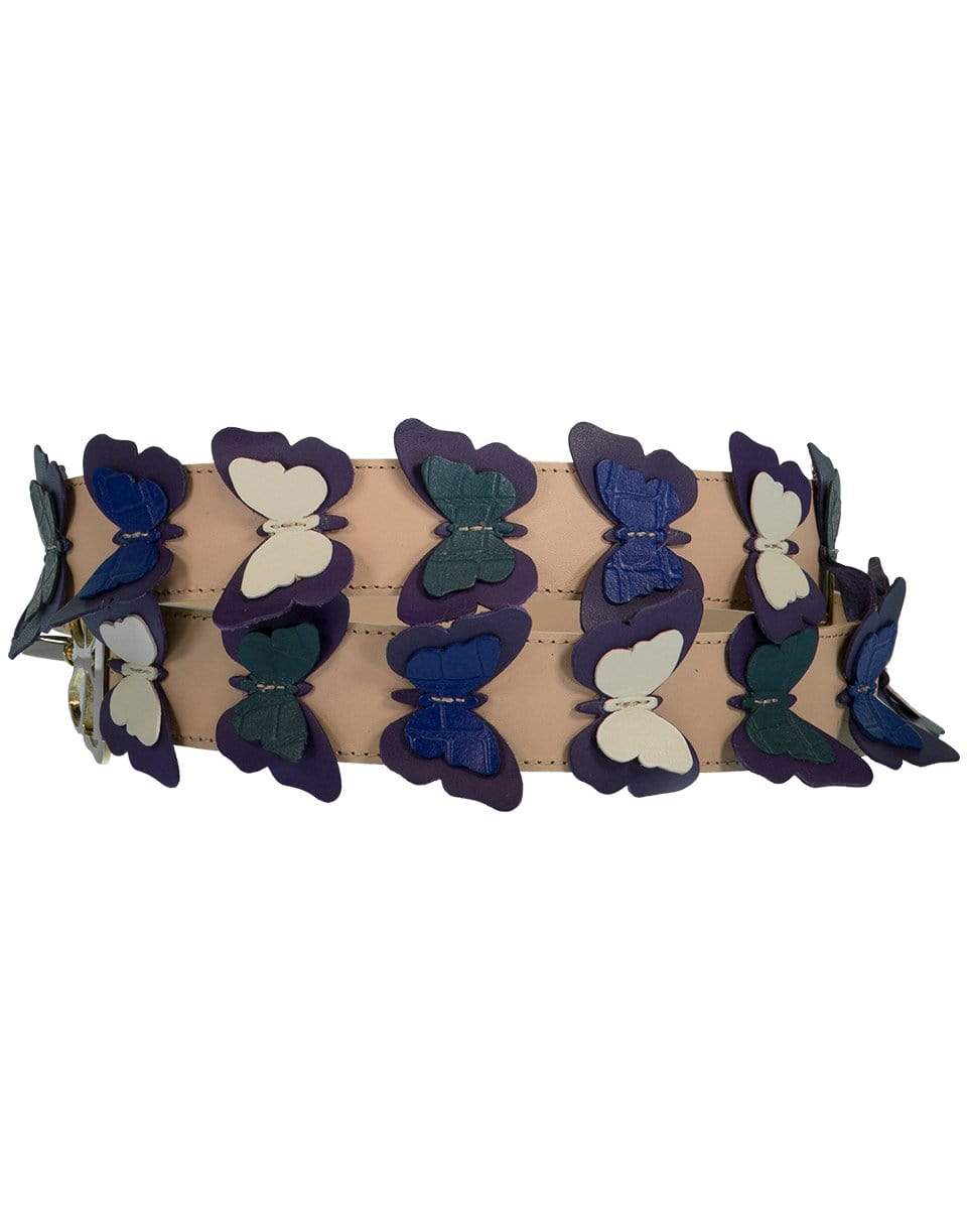 ELIZABETH SUTTON-Butterfly Bag Shoulder Strap-BEIG/PRP