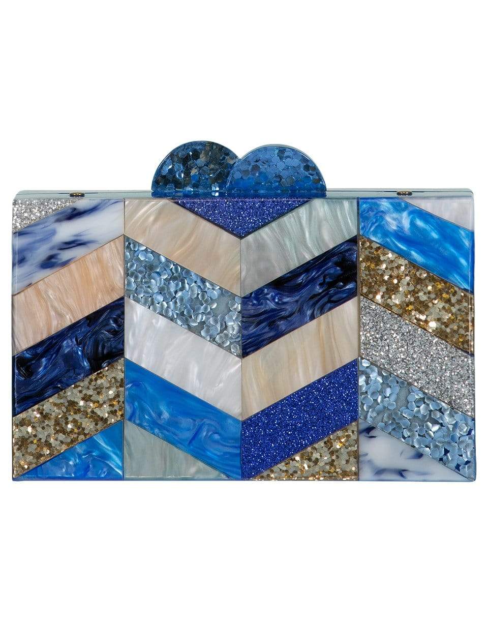 ELIZABETH SUTTON-Summer Waves Clutch-BLUE