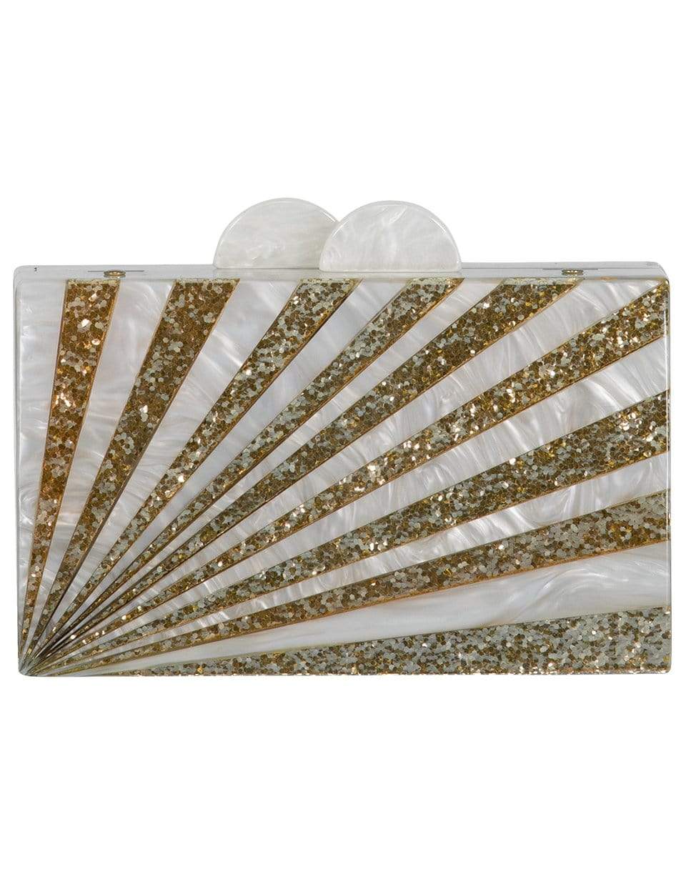 ELIZABETH SUTTON-Sunburst Glitter Clutch-BLUSH
