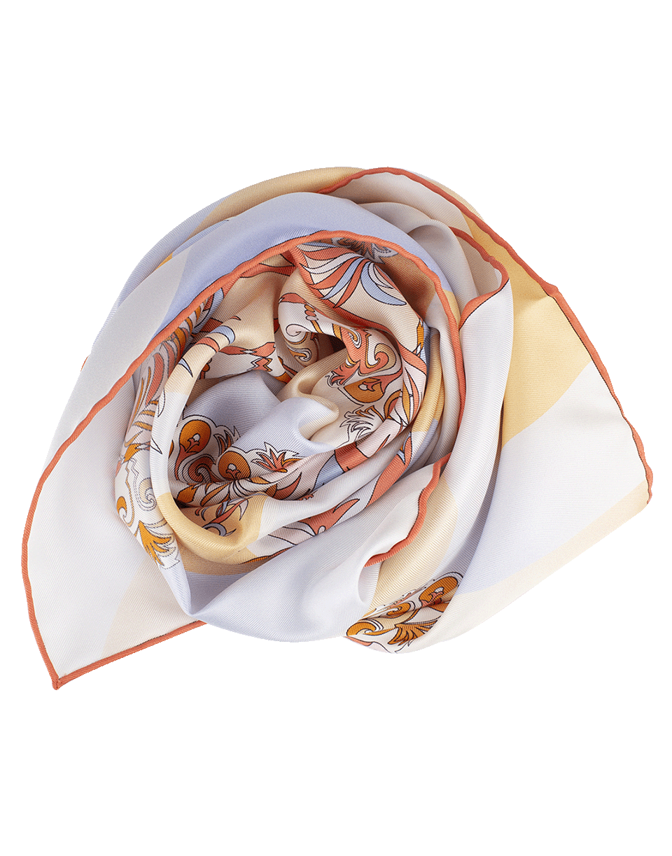 EMILIO PUCCI-Albicocca Printed Scarf-ALBI