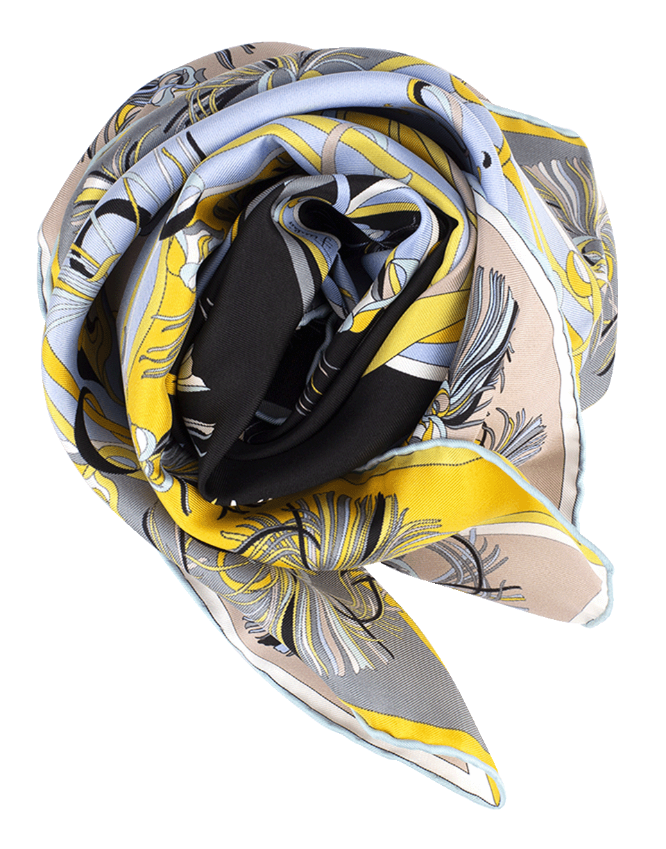 EMILIO PUCCI-Celeste Printed Scarf-CELESTE