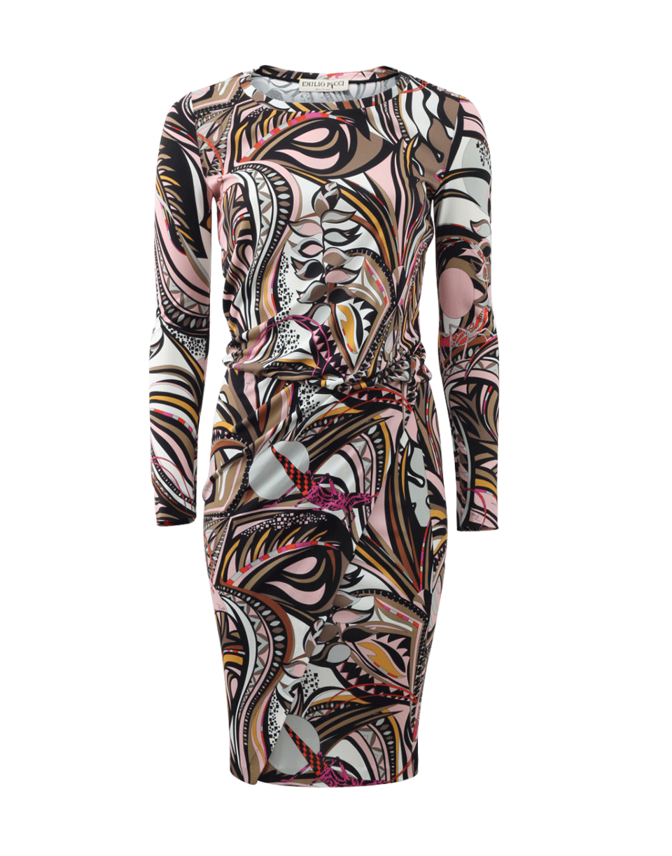 EMILIO PUCCI-Printed Blouson Dress-