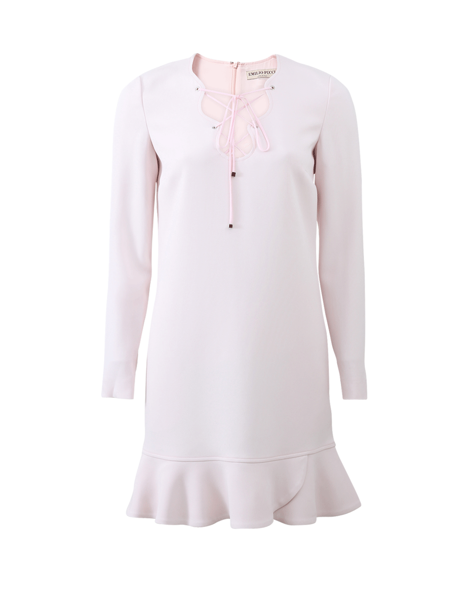 EMILIO PUCCI-Ruffle Lace Dress-
