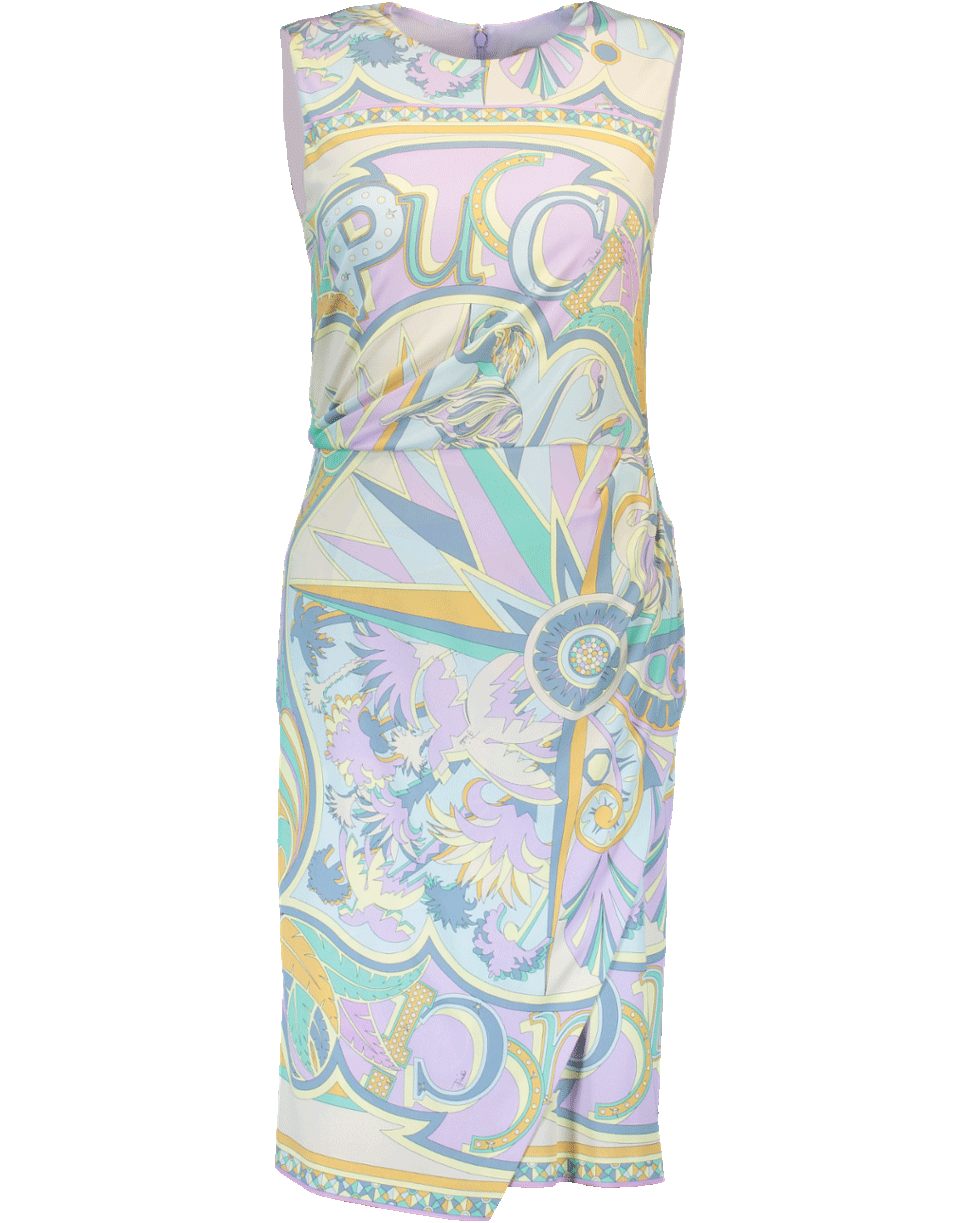 EMILIO PUCCI-Miami Print Marilyn Dress-