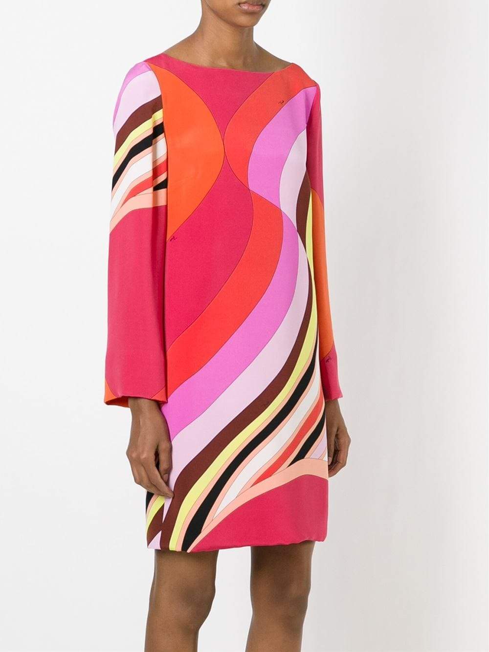 EMILIO PUCCI-Key Hole Back Dress-